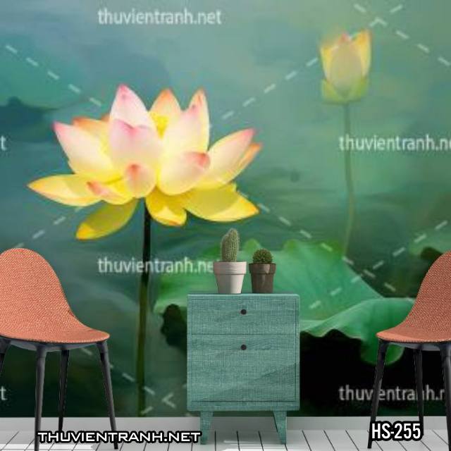 Tranh dán tường Hoa Sen - Kết quả tìm kiếm tranh tường