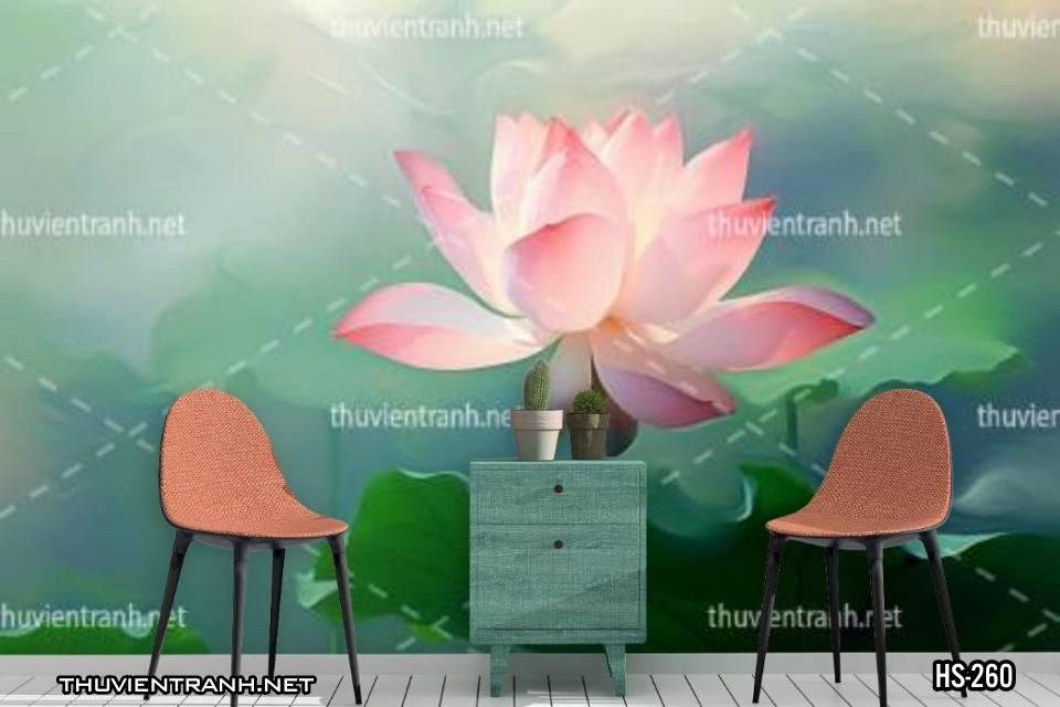 Tranh dán tường Hoa Sen - Kết quả tìm kiếm tranh tường