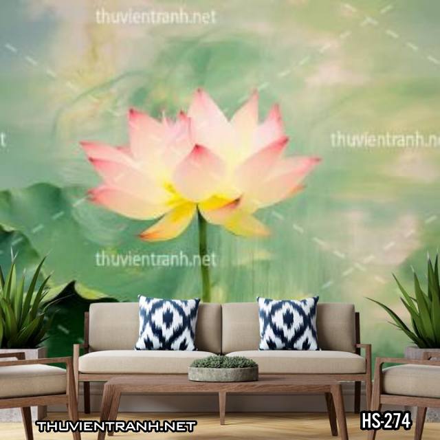 Tranh dán tường Hoa Sen - Kết quả tìm kiếm tranh tường