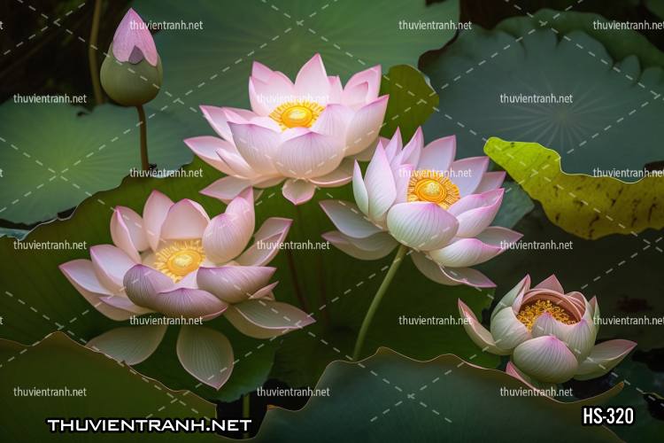 Tranh dán tường Hoa Sen - Kết quả tìm kiếm tranh tường