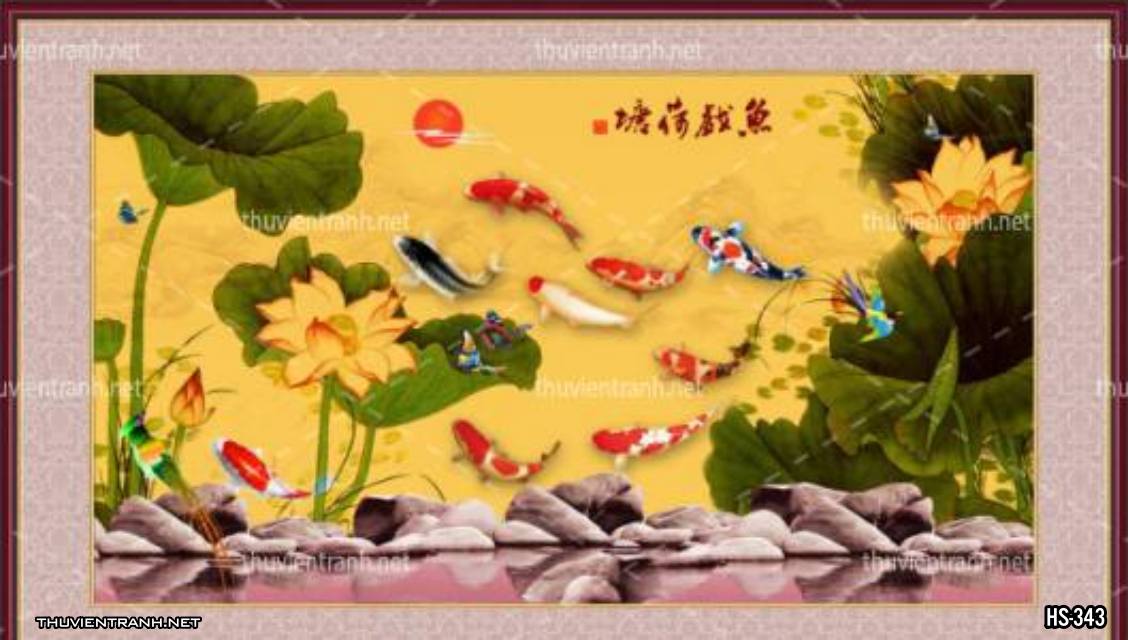 Tranh dán tường Hoa Sen - Kết quả tìm kiếm tranh tường