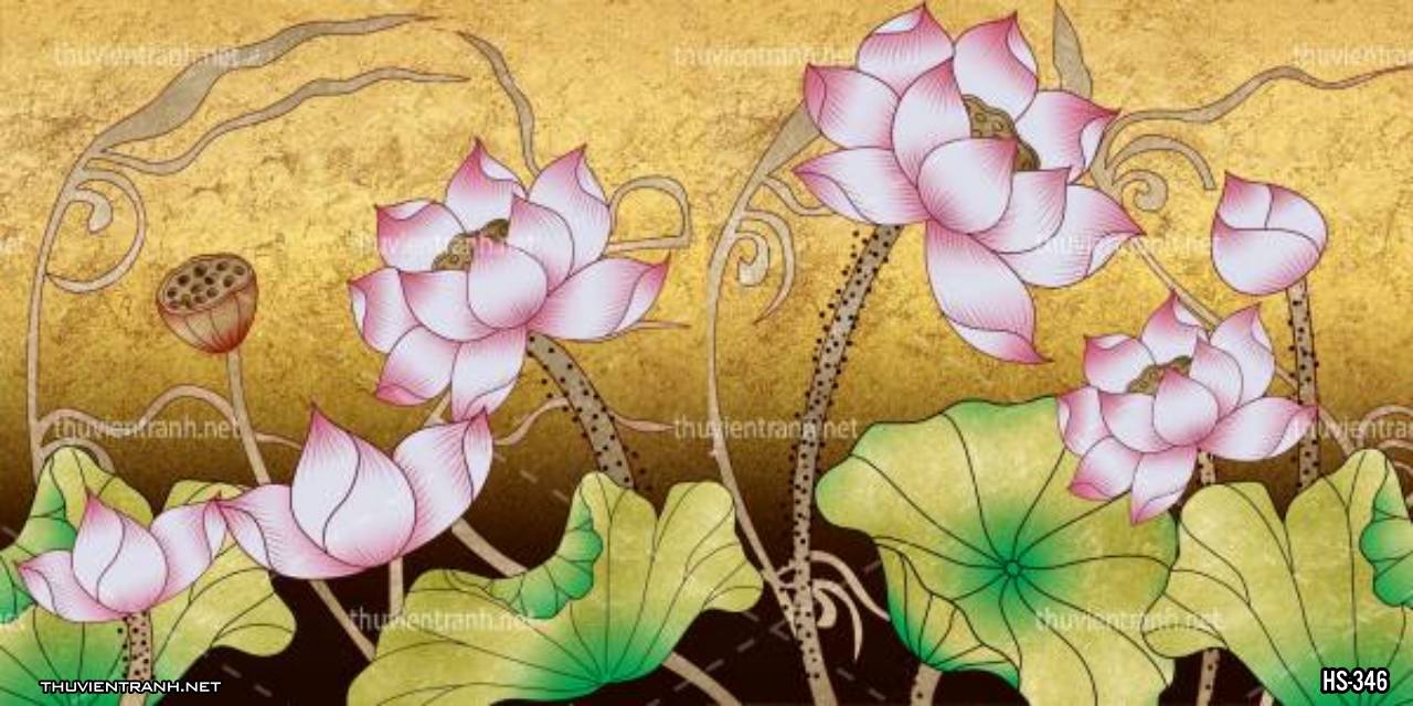Tranh dán tường Hoa Sen - Kết quả tìm kiếm tranh tường