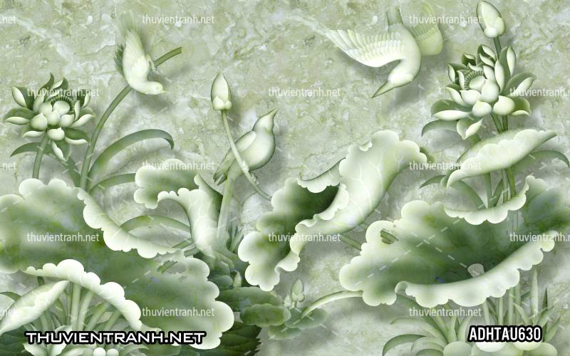 Tranh dán tường Hoa Sen Cá Chép - Kết quả tìm kiếm tranh tường