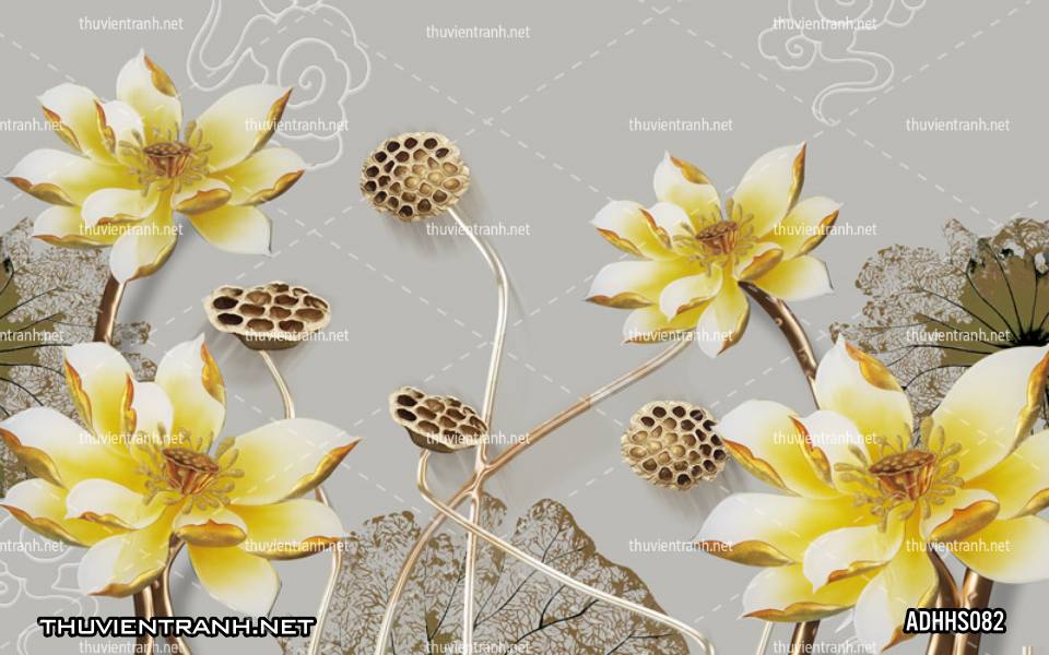  Tranh dán tường Hoa Sen 3D - Kết quả tìm kiếm tranh tường