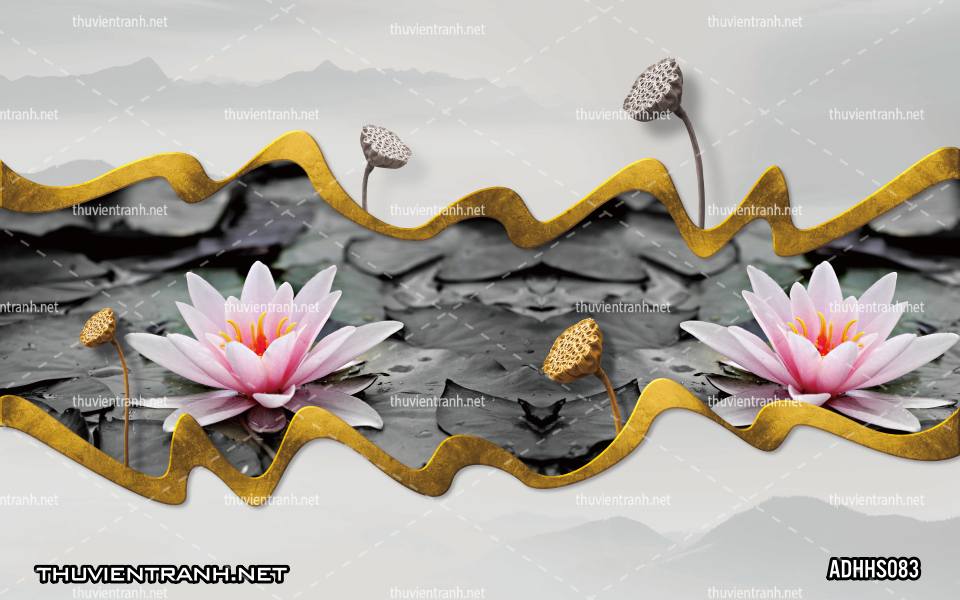  Tranh dán tường Hoa Sen 3D - Kết quả tìm kiếm tranh tường