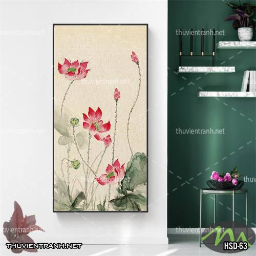  Tranh dán tường Hoa Sen Khổ Đứng - Kết quả tìm kiếm tranh tường