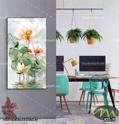  Tranh dán tường Hoa Sen Khổ Đứng - Kết quả tìm kiếm tranh tường