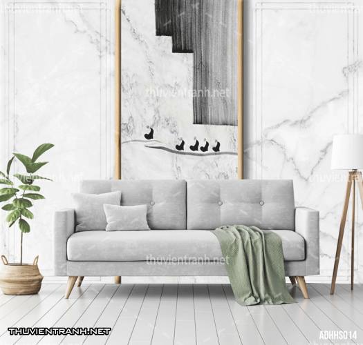 Tranh dán tường Hoa Sen thủy mặc - Kết quả tìm kiếm tranh tường