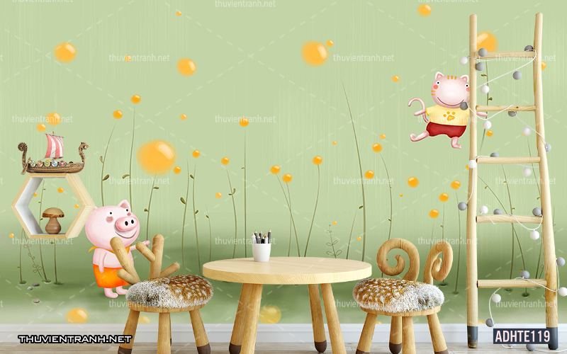 Tranh dán tường trang trí phòng ngủ trẻ em - Kết quả tìm kiếm tranh tường