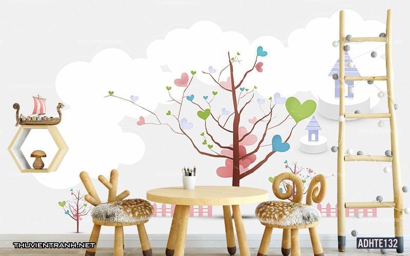 Tranh dán tường trang trí phòng ngủ trẻ em - Kết quả tìm kiếm tranh tường