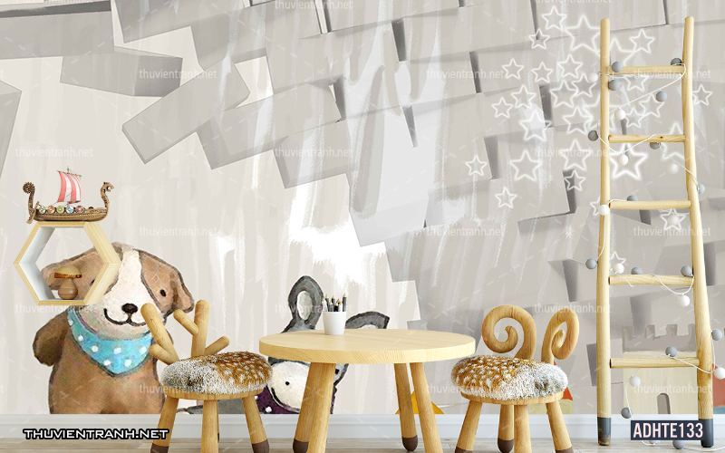 Tranh dán tường trang trí phòng ngủ trẻ em - Kết quả tìm kiếm tranh tường