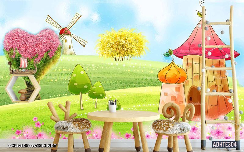 Tranh dán tường trang trí phòng ngủ trẻ em - Kết quả tìm kiếm tranh tường