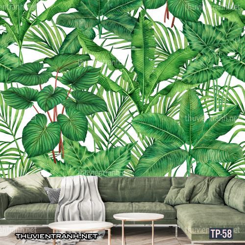Tranh dán tường Hoa lá nhiệt đới, Tropical Leaves - Kết quả tìm kiếm tranh tường