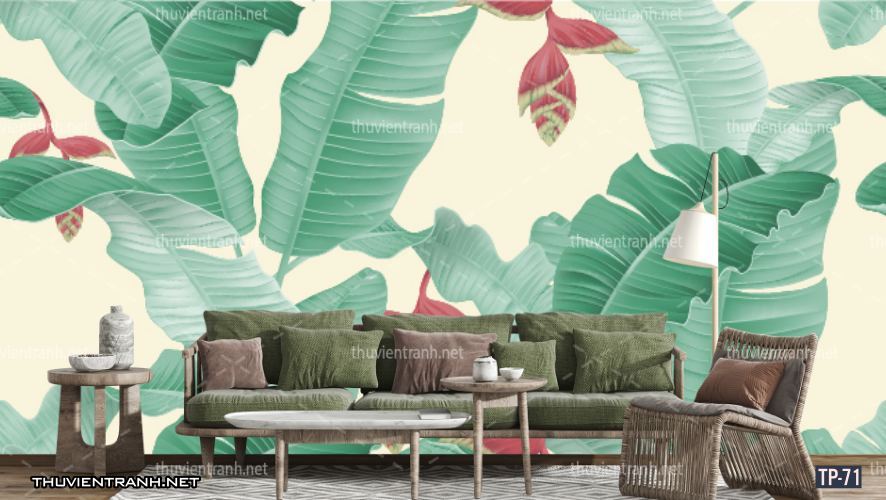Tranh dán tường Hoa lá nhiệt đới, Tropical Leaves - Kết quả tìm kiếm tranh tường