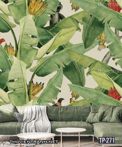 Tranh dán tường Hoa lá nhiệt đới, Tropical Leaves - Kết quả tìm kiếm tranh tường