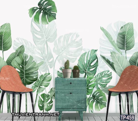 Tranh dán tường Hoa lá nhiệt đới, Tropical Leaves - Tranh tường chất lượng cao