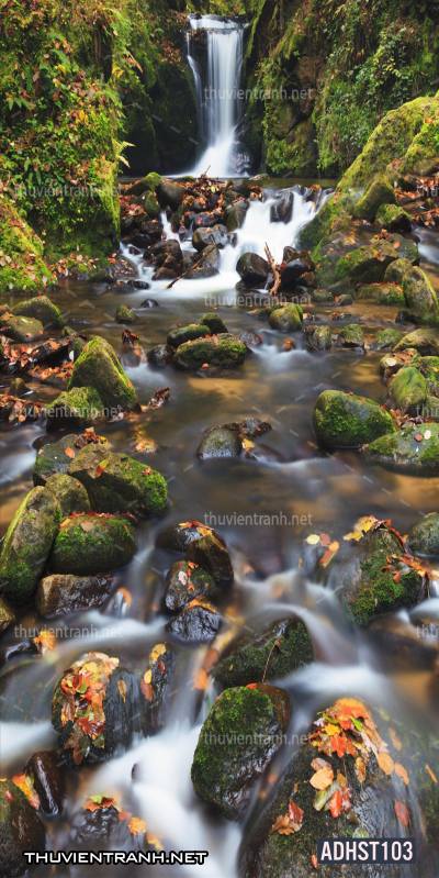 Tranh thác nước khổ dọc, tranh thác nước size đứng - Tranh tường chất lượng cao