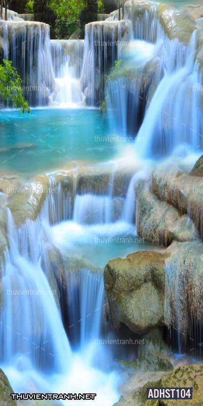 Tranh thác nước khổ dọc, tranh thác nước size đứng - Tranh tường chất lượng cao