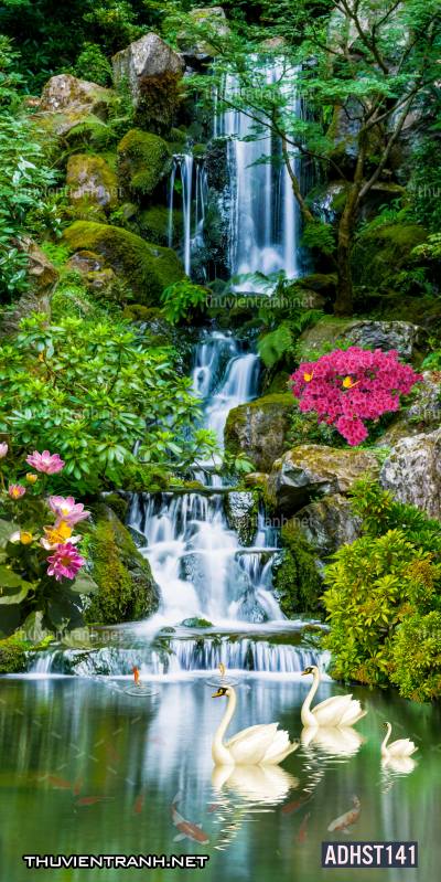 Tranh thác nước, thác nước đứng, thiên nhiên, waterfall, tranh dán tường thác nước, tranh 3D, tranh phong cảnh 3D - Tranh tường liên quan