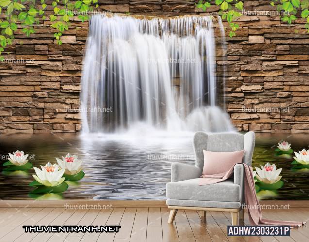 Tranh thác nước, tranh dán tường 3D thác nước đẹp - Kết quả tìm kiếm tranh tường
