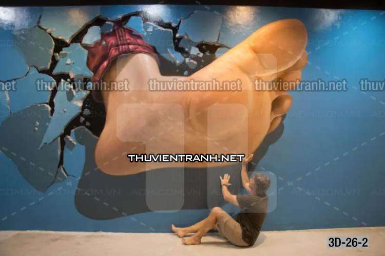 Tranh 3D , Tranh dán tường