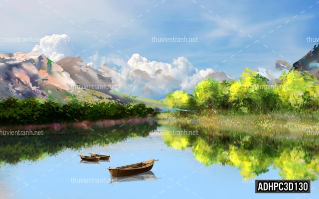 Tranh dán tường 3D Phong Cảnh-ADHPC3D130 - Tranh tường chất lượng cao