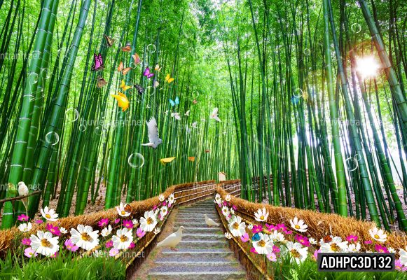 Tranh dán tường 3D Phong Cảnh-ADHPC3D132 - Tranh tường chất lượng cao