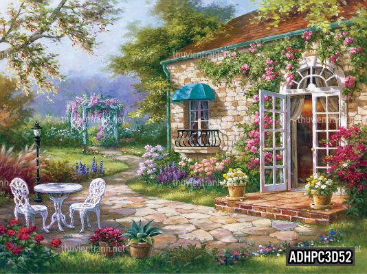 Tranh dán tường 3D Phong Cảnh-ADHPC3D52 - Tranh tường chất lượng cao