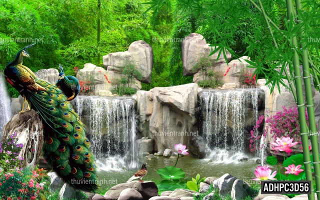 Tranh dán tường 3D Phong Cảnh-ADHPC3D56 - Tranh tường chất lượng cao