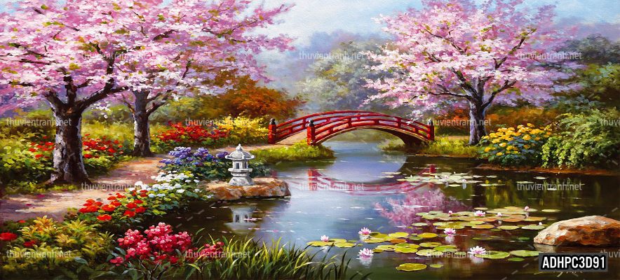 Tranh dán tường 3D Phong Cảnh-ADHPC3D91 - Tranh tường chất lượng cao