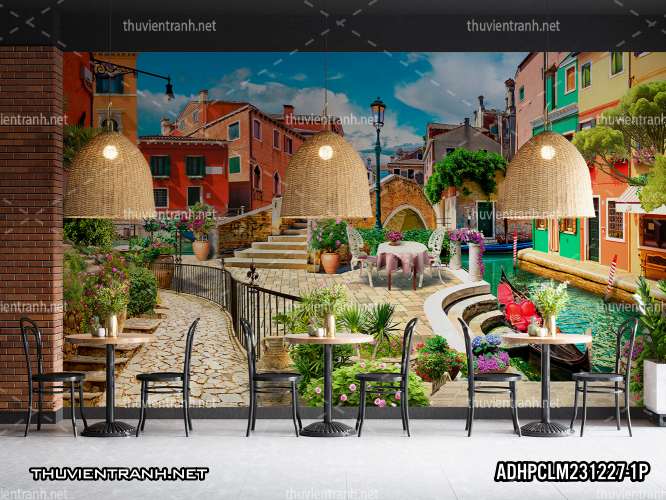 Tranh dán tường 3D Phong Cảnh-ADHPCLM231227-1P - Tranh tường chất lượng cao
