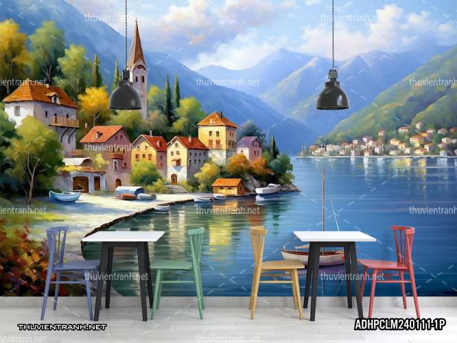 Tranh dán tường 3D Phong Cảnh-ADHPCLM240111-1P - Tranh tường chất lượng cao